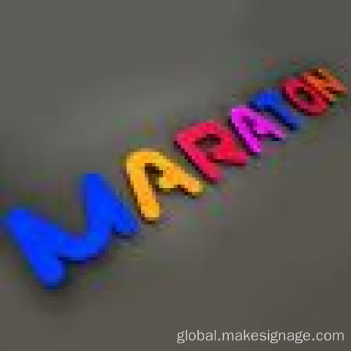 Epoxy Resin Channel Signs with UV Cure UV Epoxy Resin Channel Letter Supplier
